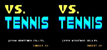 Vs. Tennis screen shot title